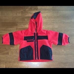 COLUMBIA BOYS FULL ZIP HOODED FLEECE SIZE 18 MONTHS